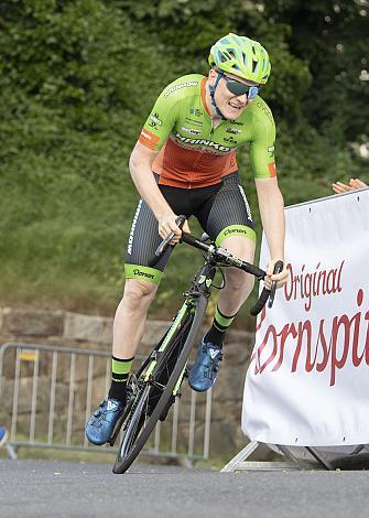 Dominik Hrinkow (AUT, Hrinkow Advarics Cycleang Team) Linz Hauptplatz, Martinskirche,  Radsport 10. Int. OOE Rundfahrt Prolog