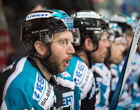 Marc-Andre Dorion (EHC Liwest Black Wings Linz), EHC Liwest Black Wings Linz vs HCB Suedtirol 4. Viertelfinale