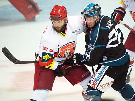 Rob Hisey, Linz, EHC Liwest Black Wings Linz vs HK Mountfield