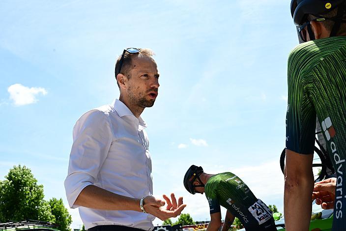Sportlicher Leiter Matej Mugerli (SLO, Hrinkow Advarics) Wels - Aigen - Schlägl, 14. Int. Raiffeisen OÖ-Radrundfahrt UCI Kat. 2.2