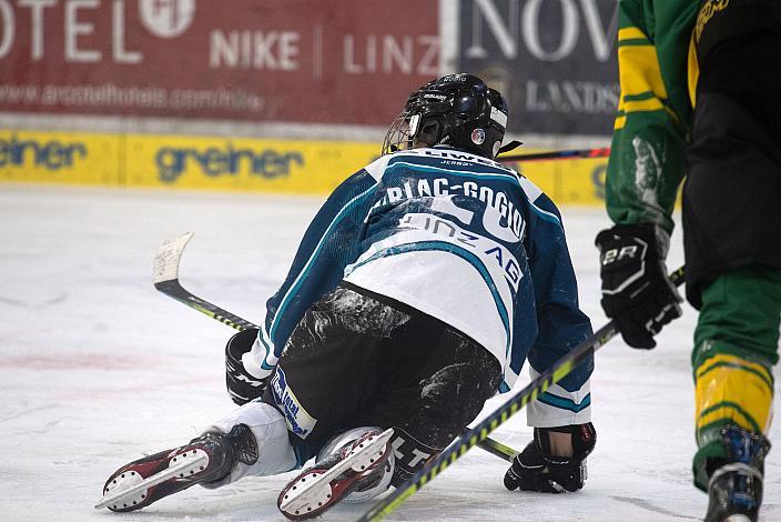 Christoph Burlac-Gogioiu (Eishockey Akademie Oberösterreich) Eishockey Akademie Oberösterreich vs EHC LustenauU16 Meisterschaft Oesterreich, U16 Nachwuchsliga, Eishockey,  