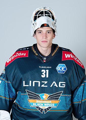 Tormann Jakob Sprachmann (Steinbach Black Wings Linz)  Linz, Linz AG Eisarena