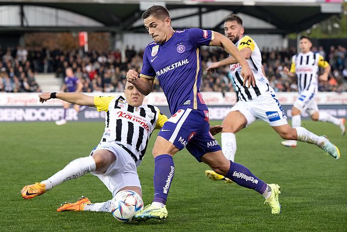 Branko Jovicic (LASK), Nikola Dovedan (FK Austria Wien) Lask vs FK Austria Wien, 13. Runde, Admiral Bundesliga, 2022 - 2023