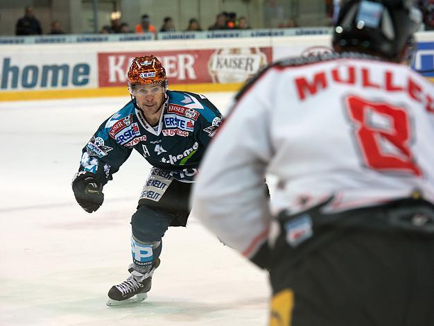 Curtis Murphy, Linz gegen Jan Mueller, Znaim, EHC Liwest Black Wings Linz vs HC Orli Znojmo