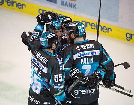 Linz feiert, EHC Liwest Black Wings Linz vs HDD TELEMACH Olimpija Ljubljana, Laibach