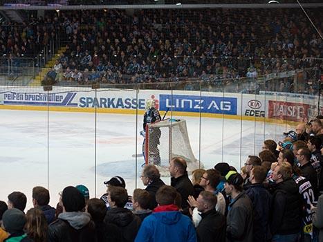 Thomas Dechel. Linz,  EHC Liwest Black Wings Linz vs HCB Suedtirol, 7. Viertelfinale
