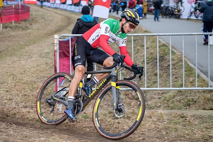 Nr.22 Gioele Bertolini (ITA, Selle Italia-Guerciotti-Elite) UCI Cyclocross World Cup, Tabor CZ 