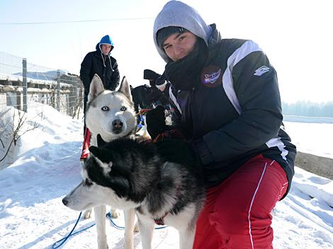 Martin Mairitsch, EHC Liwest Black Wings Linz zu Gast auf der Mountain Wulf Farm