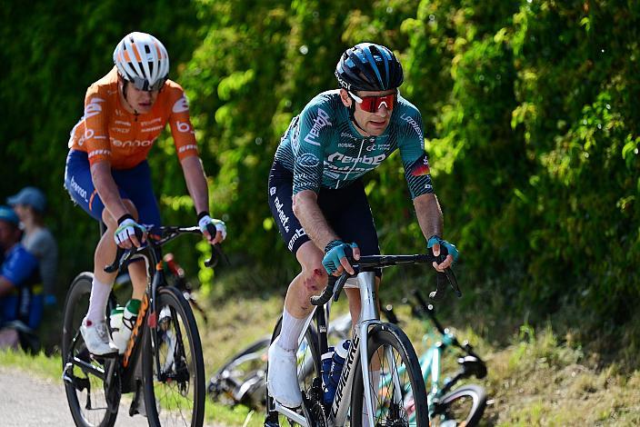 Julian Baudry (AUS, Team Brennan), Miguel Heidemann (GER, Rembe - rad-net), 3. Etappe Asten - Bad Schallerbach, Oberösterreich Rundfahrt