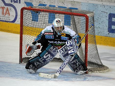 Alex Westlund, Tormann, EHC Liwest Black Wings Linz vs. HDD Tilia Olimpija Ljubljana, 3. Semifinale