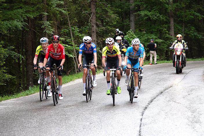 v.l. Colin Chris Stüssi (SUI, Team Vorarlberg), Martin Messner (AUT, WSA KTM Graz pb Leomo), Luca Vergallito (ITA, Alpecin-Deceuninck Development Team), Oscar Cebedo (ESP, Team Vorarlberg), Riccardo Zoidl (AUT, Team Felbermayr Simplon Wels)3. Etappe St.Florian/Asten  - Hinterstoder, Int. Raiffeisen Oberösterreich Rundfahrt UCI Kat. 2.2