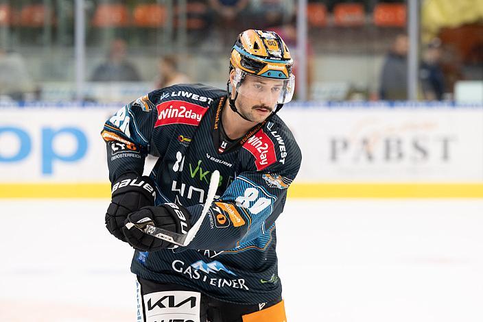 Julian Pusnik (Steinbach Black Wings Linz) Steinbach Black Wings Linz vs EC IDM Wärmepumpen VSV, 2. Runde ICE Eishockey Liga, Linz AG Eisarena