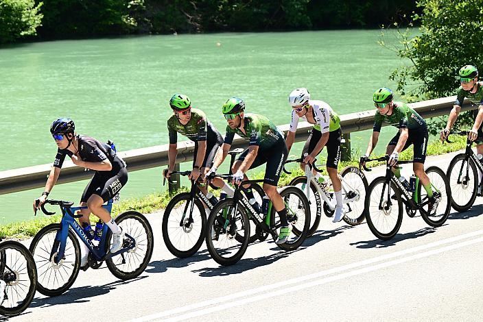 Filippo Fortin (ITA, Hrinkow Advarics), Loic Bettendorff (LUX, Hrinkow Advarics), Valentin Poschacher (AUT, Hrinkow Advarics) 3. Etappe von Lienz nach St. Johann Alpendorf, 188km, Tour of Austria