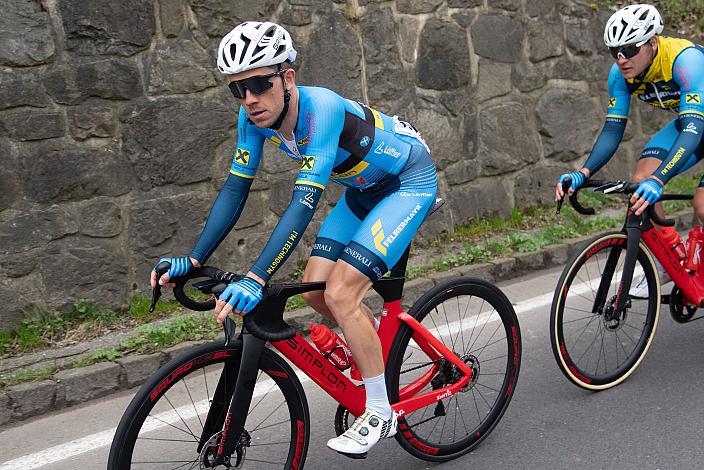 Riccardo Zoidl (AUT, Team Felbermayr Simplon Wels), Michal Kukrle (CZE, Team Felbermayr Simplon Wels) Herren Elite, U23, Radliga, 62. Radsaison-Eröffnungsrennen Leonding, Oberösterreich 