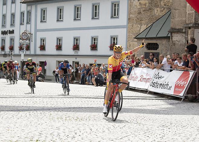 Etappensieger Sieger Anders Skaarseth (NOR, Uno-X Norwegian Development Team), Etappe Traun - Ternberg, Radsport 10. Int. OOE Rundfahrt