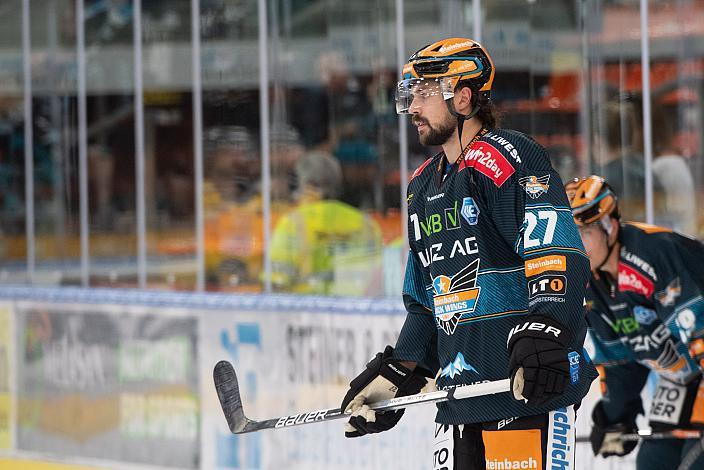 Shawn St.Amant (Steinbach Black Wings Linz) Steinbach Black Wings Linz vs HC Pustertal Woelfe, 4. Runde ICE Eishockey Liga, Linz AG Eisarena