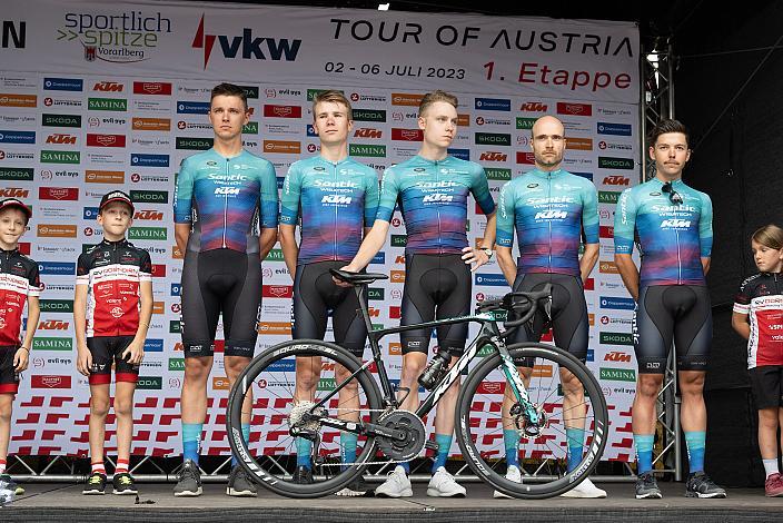 Team Santic-Wibatech 72. Tour of Austria, Präsentation der Teams, Dornbirn