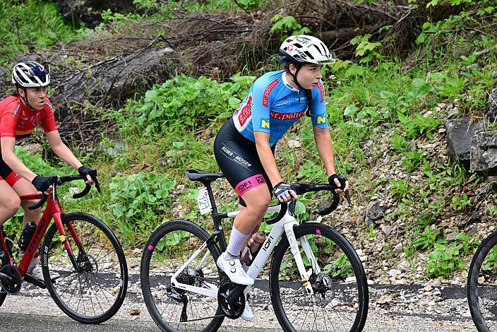 Elisa Winter (AUT, Union Raiffeisen Radteam Tirol) im Trikot der Besten Österreicherin 02.06.2024. 4. Etappe, Waidhofen an der Ybbs. - Hochkar,  Sportland NOE WOMENS  KIDS Tour