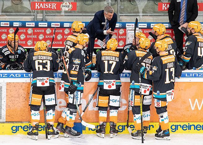 Head Coach Dan Ceman (Steinbach Black Wings 1992) Black Wings Linz vs spusu Vienna Capitals , Eishockey, Bet at Home ICE Hockey League