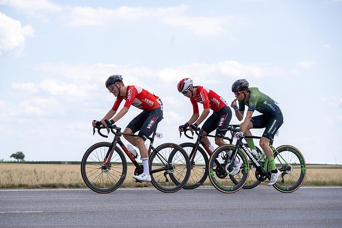 Thomas Tichler (AUT, WSA KTM Graz pb Leomo), Team Manager Dominik Hrinkow (AUT, Hrinkow Advarics Cycleang Team), ÖM Staatsmeisterschaft, Strassenrennen,, Illmitz, Burgenland