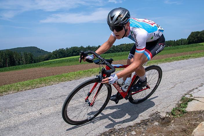 Alexandre Kess (LUX, Team Luxemburg) Sieger der Gesamtbergwertung der 46. Int. Keine Sorgen,  Junioren Rundfahrt UCI Kat. MJ 2.1, 3. Etappe Bad Wimsbach/Neydharting - Strass im Attergau