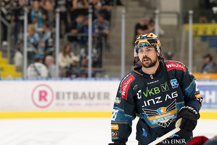 Shawn St.Amant (Steinbach Black Wings Linz) Steinbach Black Wings Linz vs EC IDM Wärmepumpen VSV, 2. Runde ICE Eishockey Liga, Linz AG Eisarena