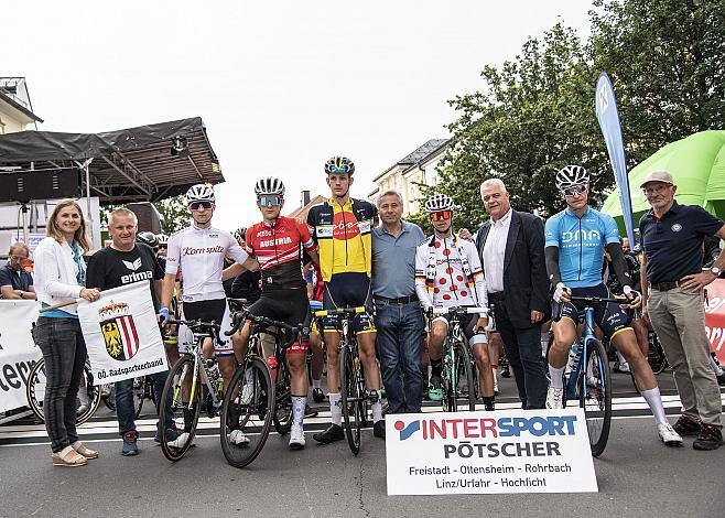 Start zur 2. Etappe Rohrbach - Rohrbach, OberÃ¶sterreich Junioren Rundfahrt