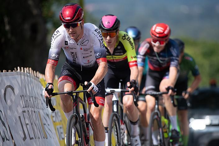 Die Ausreisser mit Jonas Schmeiser (GER, Auto Brosch Kempten), Road Cycling League Ranshofen, OÖ