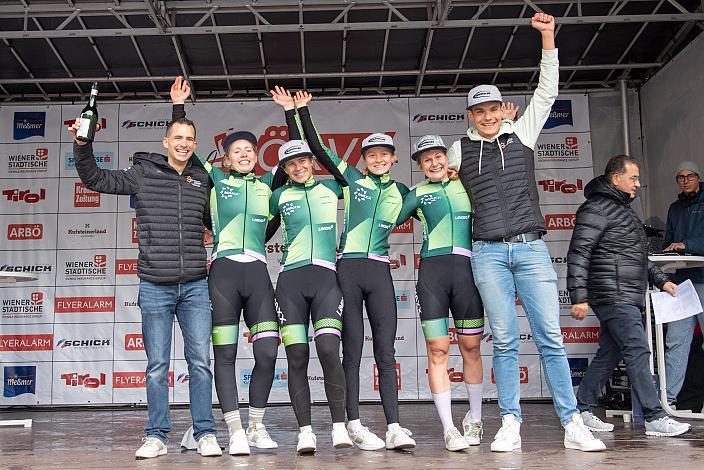 Bestes Team Das Damenteam MAXX-Solar Linding Woman Racing RG  Austrian Cycling League 2022, Radsport, Damen Radliga, Kufstein, Tirol, Radliga Finale 2022 