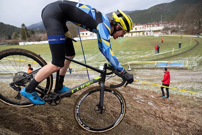 Philipp Heigl (AUT, Team Bikestore), Moran Vermeulen (AUT, Team Felbermayr Simplon Wels), Rad Cyclo Cross, ÖSTM/ÖM Querfeldein Quer durch das Stadion