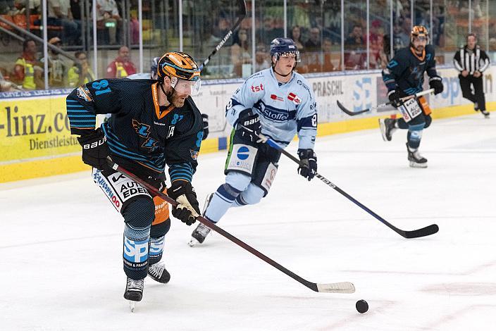 Sean Collins (Steinbach Black Wings Linz) Testspiel Steinbach Black Wings Linz vs Straubing Tigers, Linz AG Eisarena, pre season 