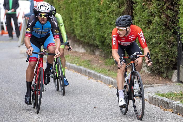 Valentin Götzinger (AUT, Team WSA Graz ARBOE), Matthias Krizek (AUT, Team Felbermayr Simplon Wels) Heurigen Grand Prix Klein-Engersdorf,  U23, Elite Damen und Herren