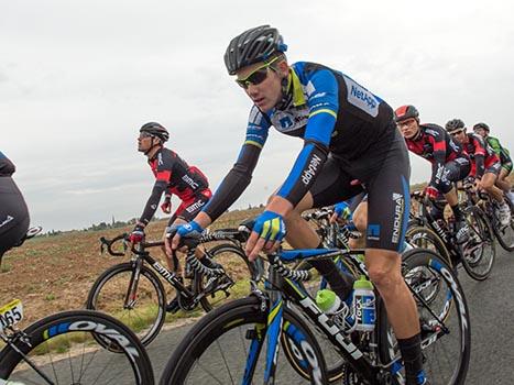 Patrick Konrad Team NetApp Endura, im Hauptfeld bei Paris - Tours, Radrennen, Paris - Tours