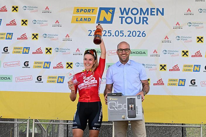 Beste Österreicherin Leila Gschwendtner (AUT, Smurfit Westrock Cycling Team), Ybbsitz - Hochkar, Sportland NÖ women tour