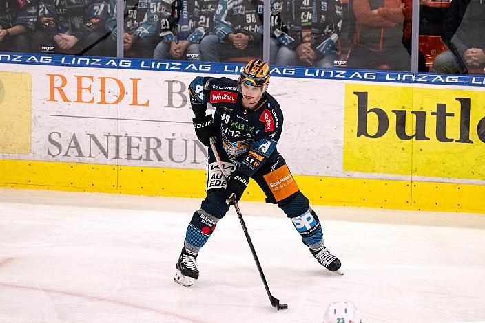Graham Knott (Steinbach Black Wings Linz) Steinbach Black Wings Linz vs HK SZ OLIMPIJA,, Linz AG Eisarena