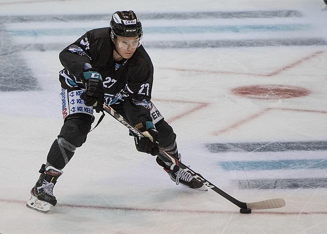 Moritz Matzka (EHC Liwest Black Wings Linz) Testspiel, EHC Liwest Black Wings Linz vs CEZ Motor Ceske Budejovice