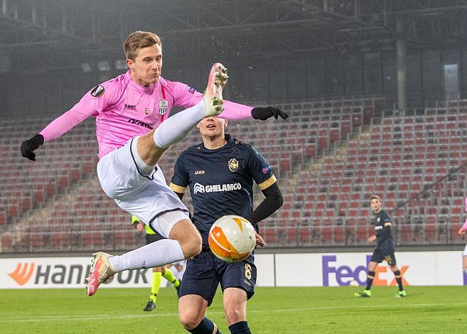 Johannes Eggstein (LASK) Fussball, Euroliga