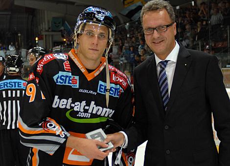 Martin Grabher Meier Liwest Black Wings Linz, Spieler des Abends.