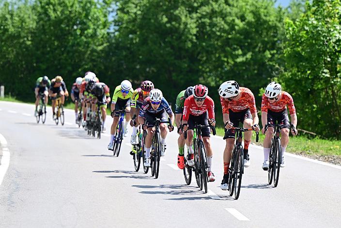 Attacke mit Hermann Pernsteiner (AUT, Team Felt - Felbermayr), Martin Messner (AUT, WSA KTM Graz pb Leomo), Marco Schrettl (AUT, Tirol KTM Cycling Team), Sebastian Putz (AUT, Tirol KTM Cycling Team), Herren Elite, U23, Road Cyling League Austria, Radliga, GP Vorarlberg, Nenzing