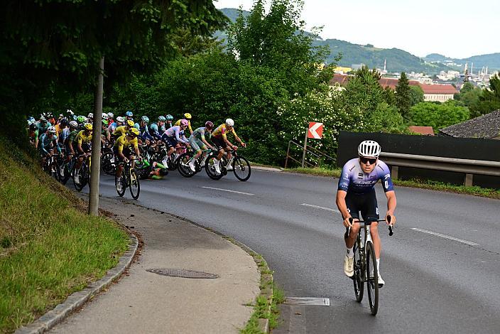Das Peloton am Weg zum Pöstlingberg 1. Etappe Linz Hauptplatz - Pöstlingberg, Oberösterreich Rundfahrt