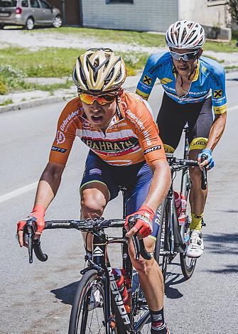 Hermann Pernsteiner (AUT, Bahrain Merida Pro Cycling Team), Riccardo Zoidl (AUT, Team Felbermayr Simplon Wels), 8. Etappe Scheibbs - Wels 70. Ã–sterreich Rundfahrt 