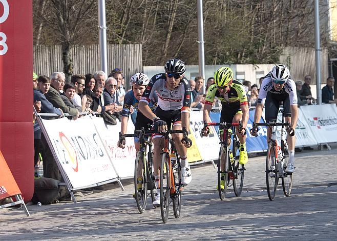 v.l. Stephan Rabitsch (AUT, Team Felbermayr Simplon Wels), Nicolas Dalla Valla (ITA, Tirol KTM Cycling Team), Maximilian Kuen (AUT, Team Vorarlberg)  59. Rad SaisonerÃ¶ffnungsrennen Leonding, Rad Bundesliga 2019