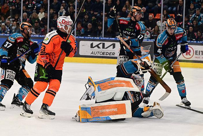  Tormann Rasmus Tirronen (Steinbach Black Wings Linz) Win2Day ICE Hockey League,  Steinbach Black Wings Linz vs Moser Medical Graz 99ers,  Linz AG Eisarena 