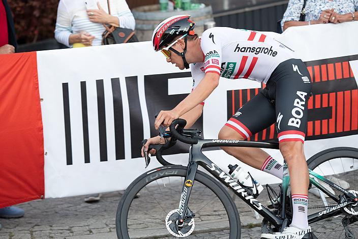 Sieger Patrick Konrad (AUT, Bora - Hansgrohe) Innenstadtkriterim Wels, Radsport, Kriterium
