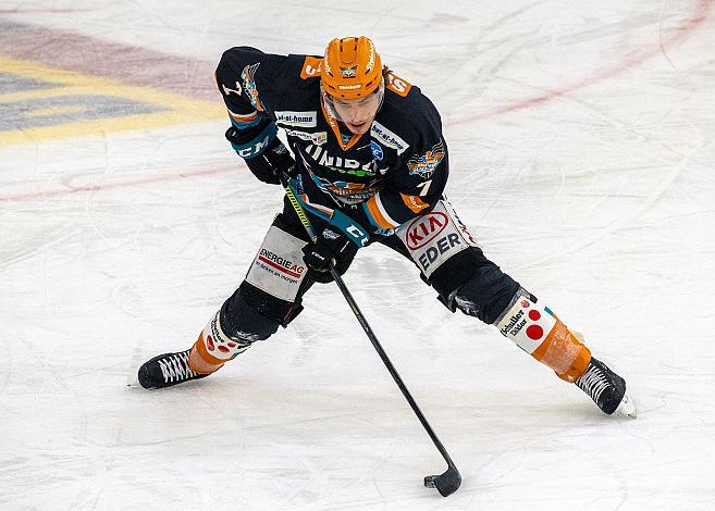 Brian Lebler (Steinbach Black Wings 1992), Black Wings Linz vs  EC KAC,  Eishockey, Bet at Home ICE Hockey League