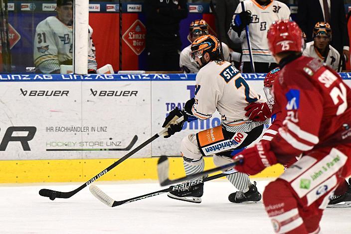 Shawn St.Amant (Steinbach Black Wings Linz) Testspiel, Steinbach Black Wings Linz vs ELV Landshut , Linz AG Eisarena 