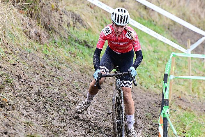 Silke Mair (AUT, URC Ried 2 Rad Ginzinger), Damen, 4.Radquerfeldein GP um das Sportzentrum Gunskirchen, Rad Cyclo Cross,