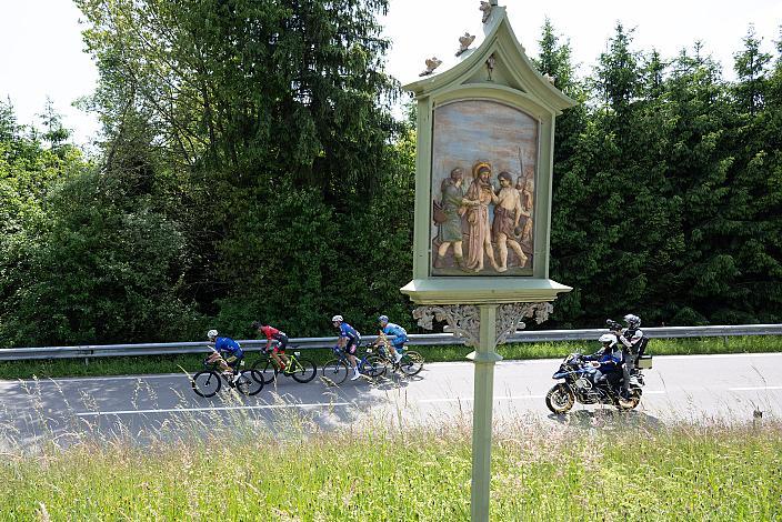 Die Ausreisser in Maria Schmolln 1. Etappe Eferding - Geinberg, Int. Raiffeisen Oberösterreich Rundfahrt UCI Kat. 2.2