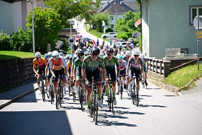 Paul Buschek (AUT, Hrinkow Advarics Cycleang Team),  Edward Ravasi (ITA, Hrinkow Advarics), 3. Etappe Bad Schallerbach - Aigen - Schlägl, 15. Int. Raiffeisen OÖ-Radrundfahrt UCI Kat. 2.2