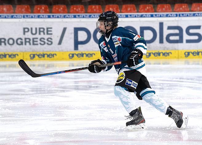 Bernhard Brandstetter (Eishockey Akademie Oberösterreich) Eishockey Akademie Oberösterreich vs EHC LustenauU16 Meisterschaft Oesterreich, U16 Nachwuchsliga, Eishockey,  